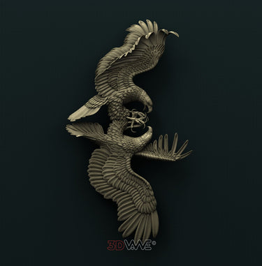 FIGHTING EAGLES 3D STL 3DWave